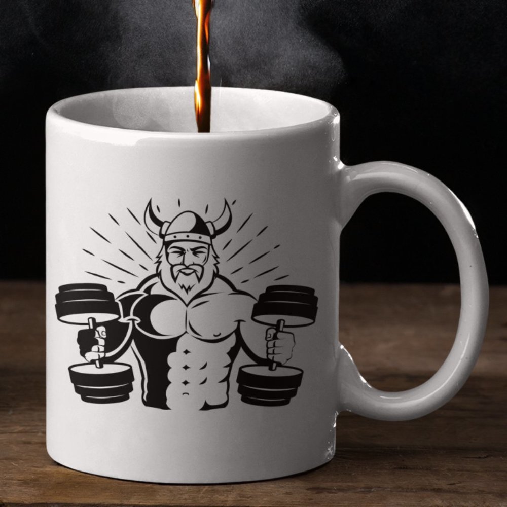 Lifting Mug, Powerlift, Strongmen, Viking Mug